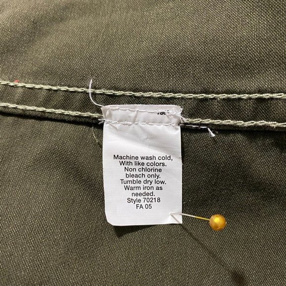 J. Crew Military Utility Jacket Olive Green Size XS 100% Cotton - Picture 10 of 10